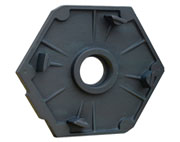 發(fā)電機224后蓋6角正面